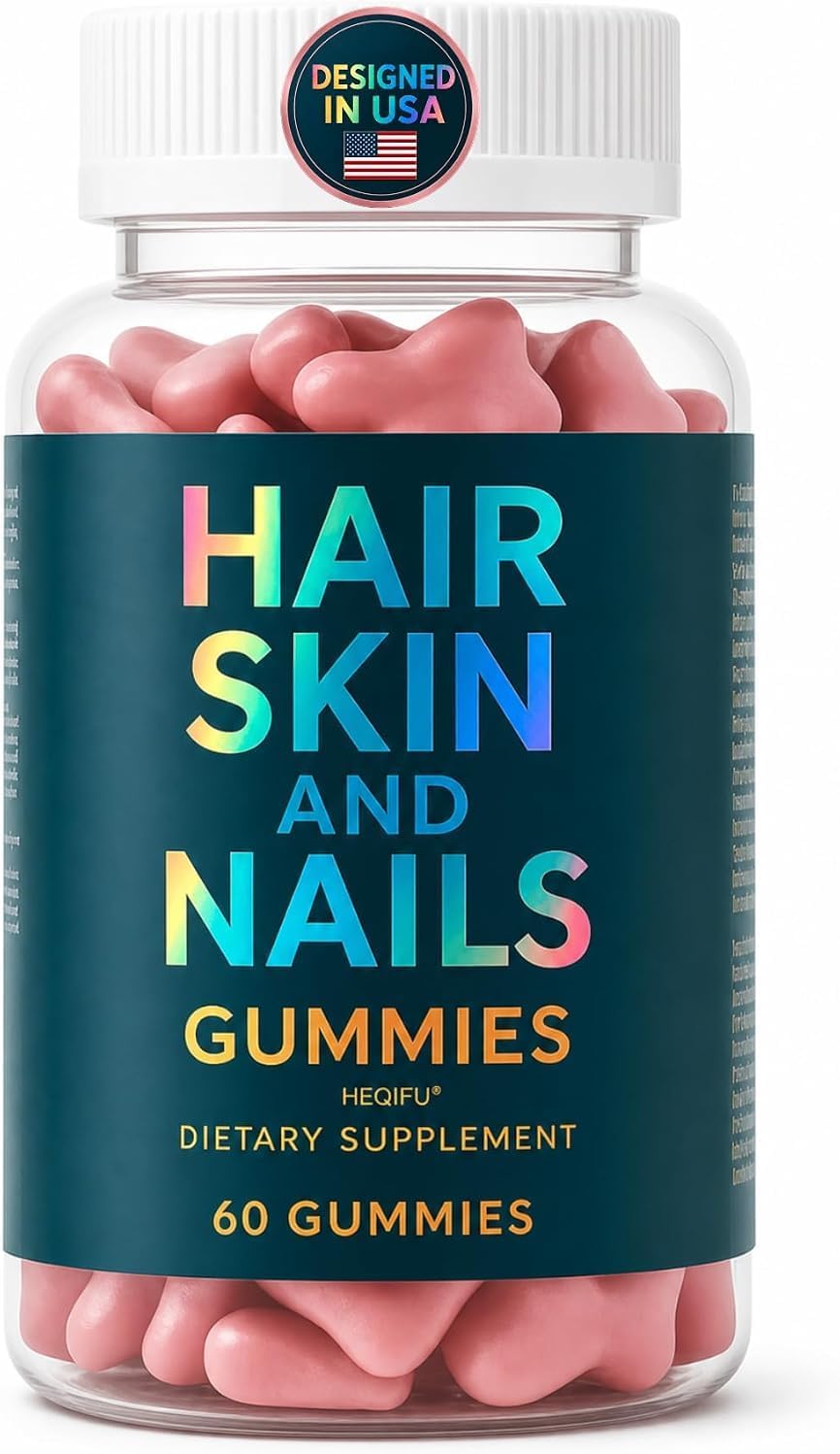 Hair Skin And Nails Gummies – Biotin Vitamin Supplement