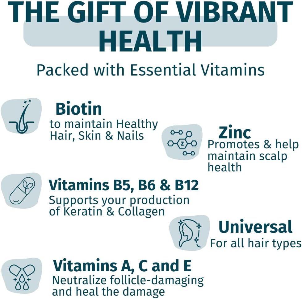 Biotin Hair Skin And Nails Gummies – Vegan Vitamin Support