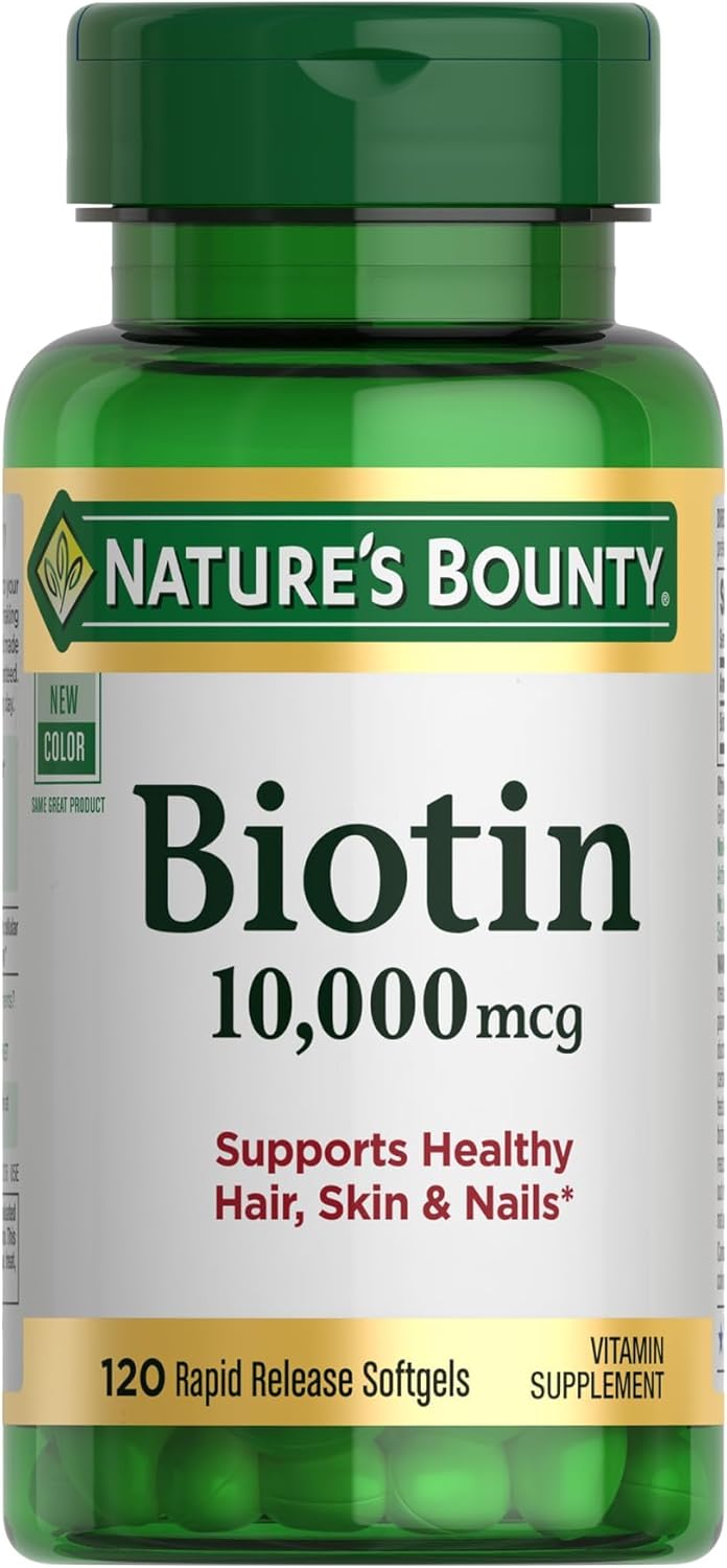 Biotin Softgels for Hair, Skin and Nails Support 120 Ct
