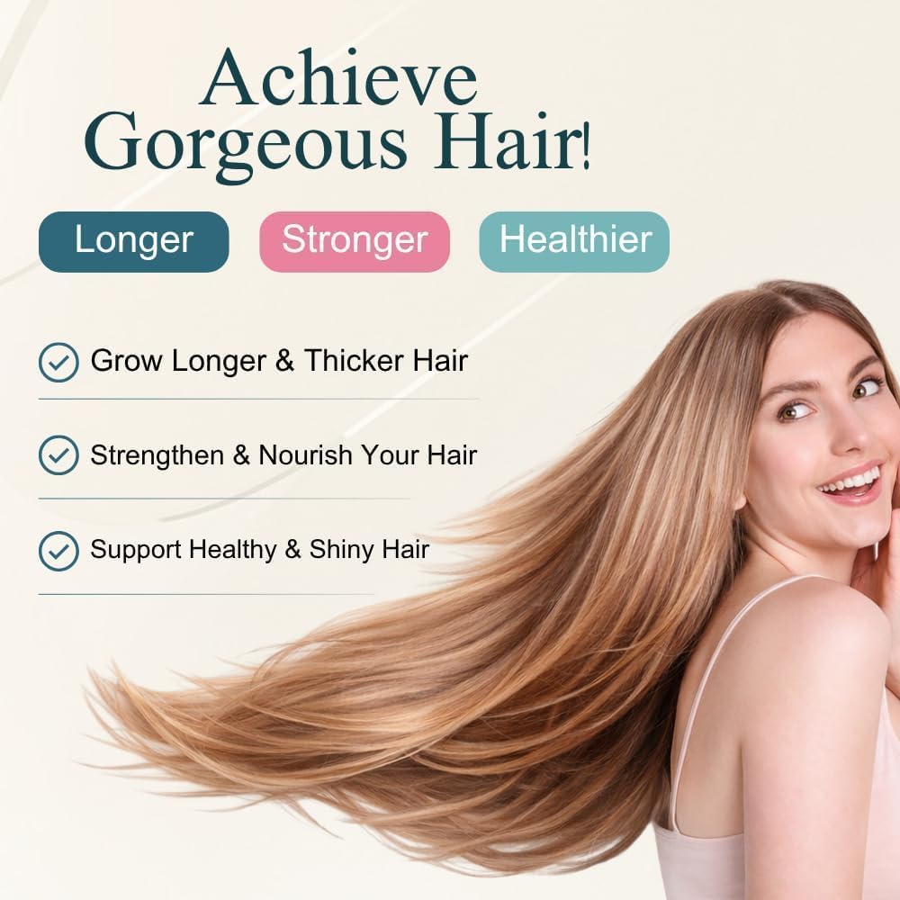 Hair Skin And Nails Gummies – Biotin Vitamin Supplement