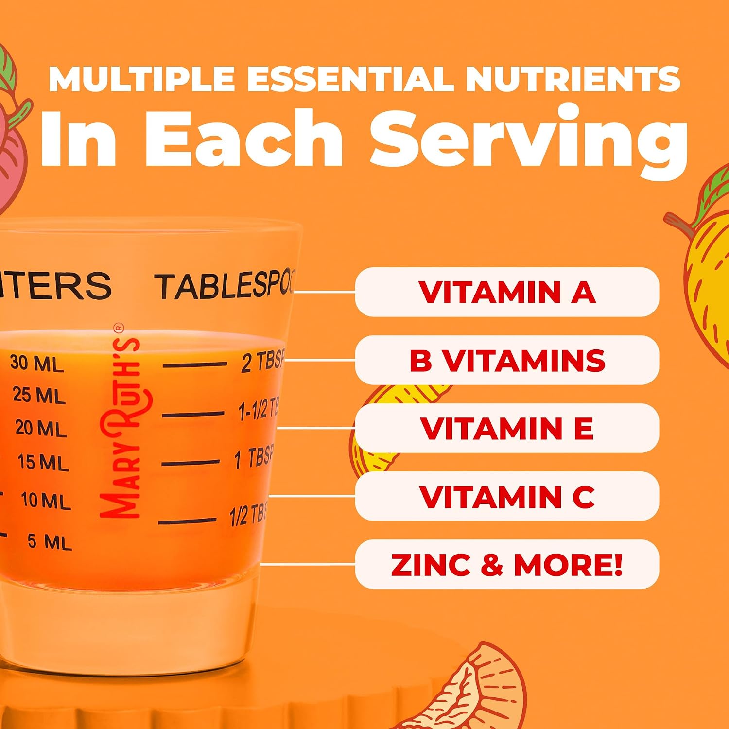 Liquid Multivitamin for Women – Hair Growth & Skin Support
