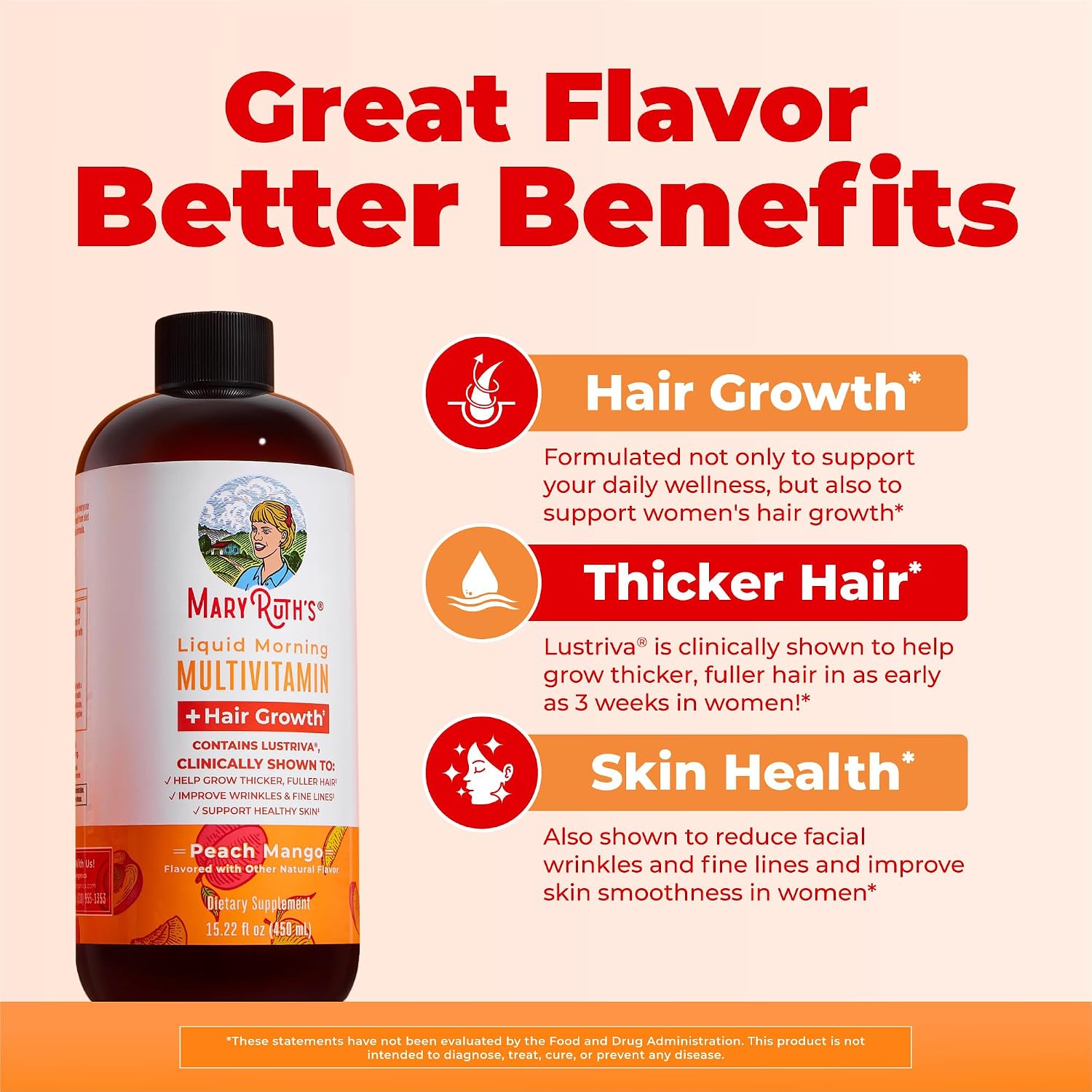 Liquid Multivitamin for Women – Hair Growth & Skin Support